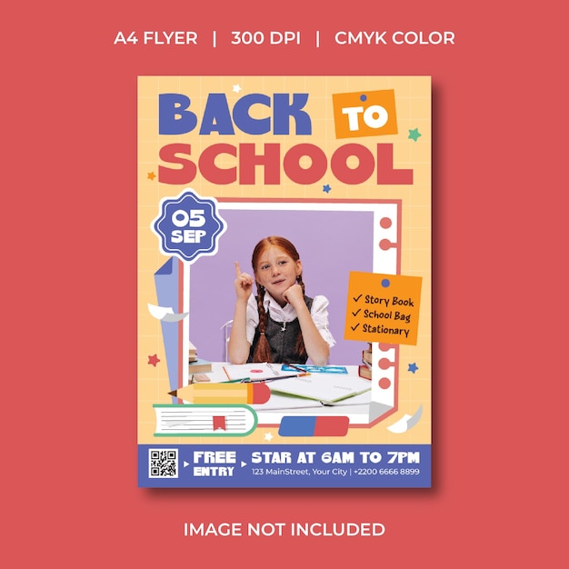 back to school flyer