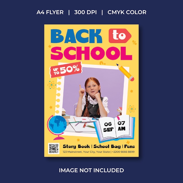 back to school flyer