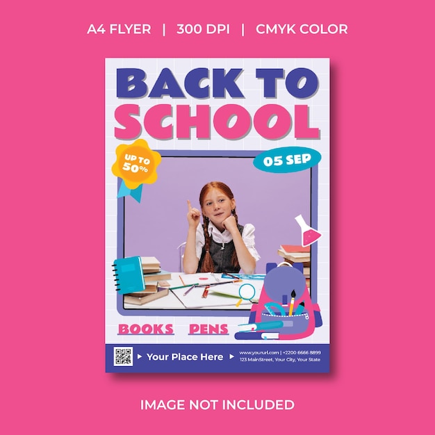 back to school flyer