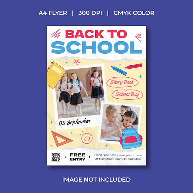 back to school flyer