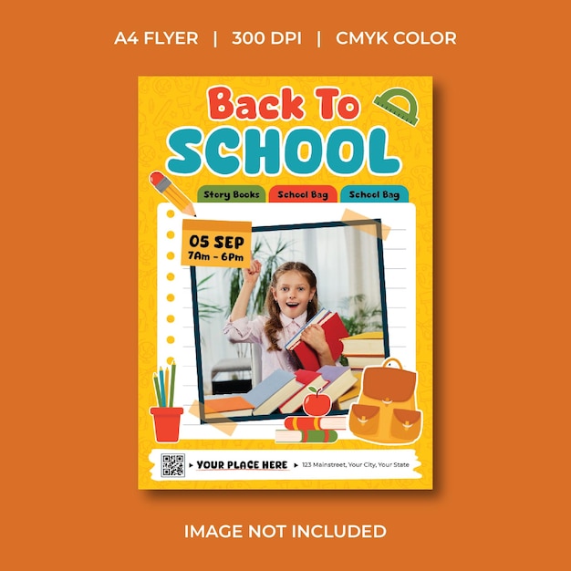 back to school flyer