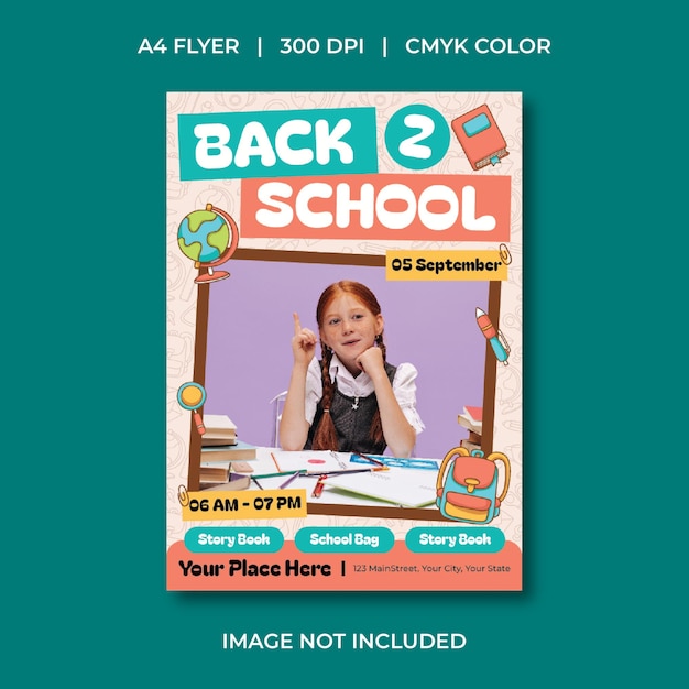 back to school flyer