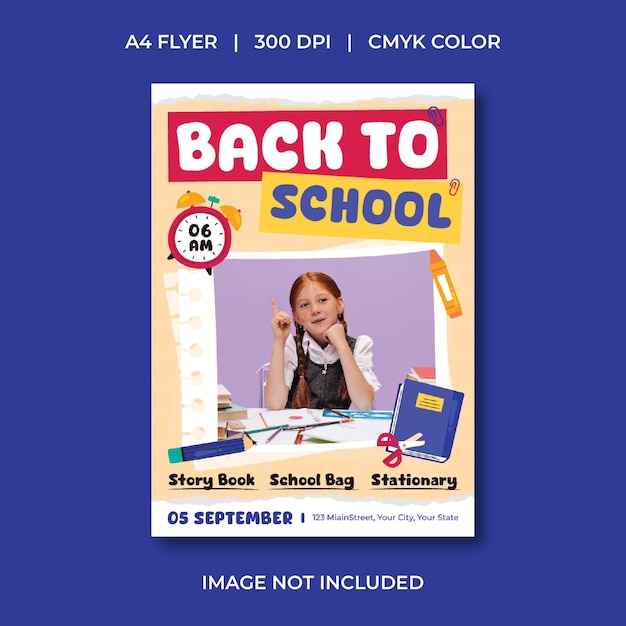 back to school flyer