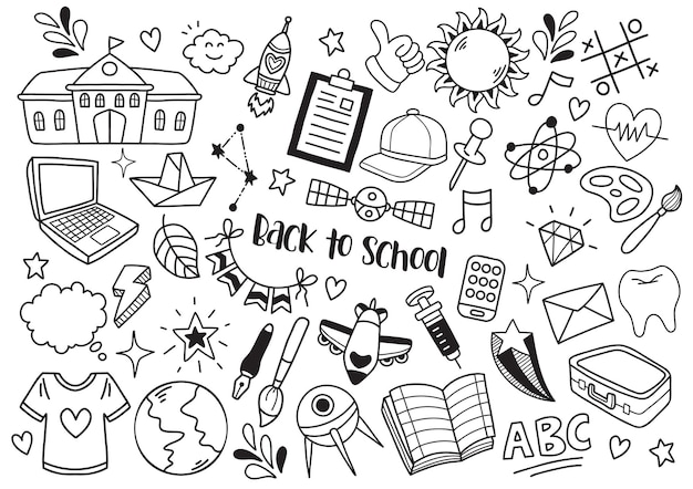 Vector back to school illustration vector for banner, poster, flyer