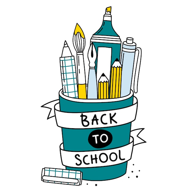 Back to school illustration