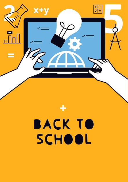 Back to school illustration