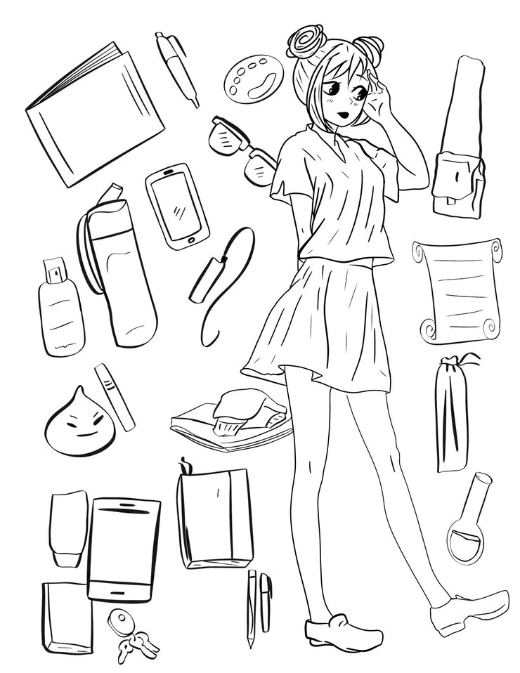 Vector back to school for kid