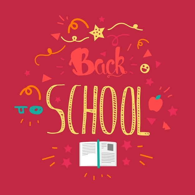 Back To School Lettering