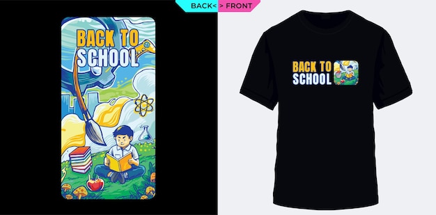 Back to school miss learning suitable for tshirt screen printing