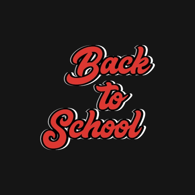 Vector back to school motivational quotes typography vector design