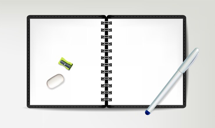 Vector back to school notebook