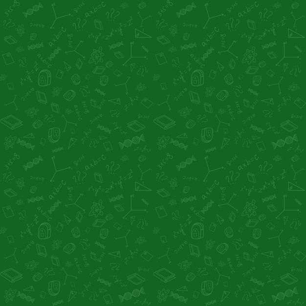 Back To School Pattern Background