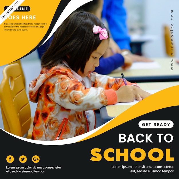 Back to school poster