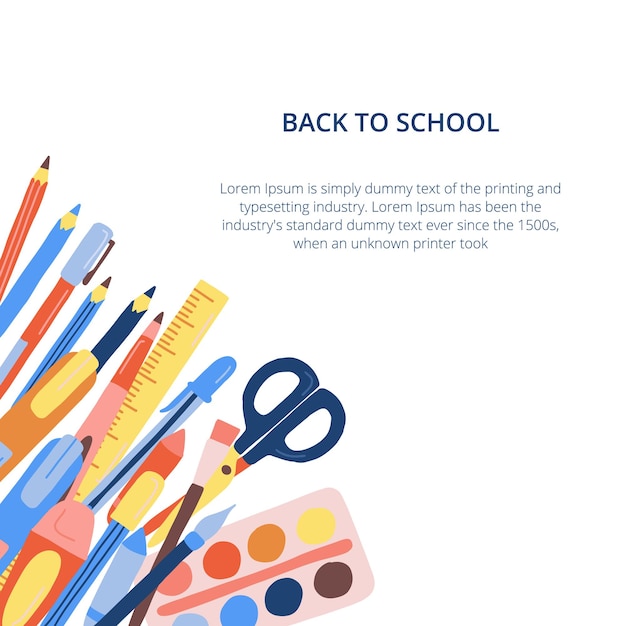 Back to school poster