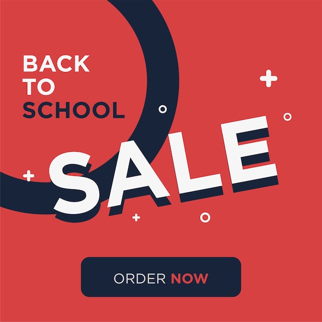 Vector back to school sale