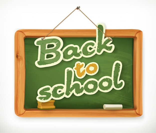 Back to school. Schoolboard  icon