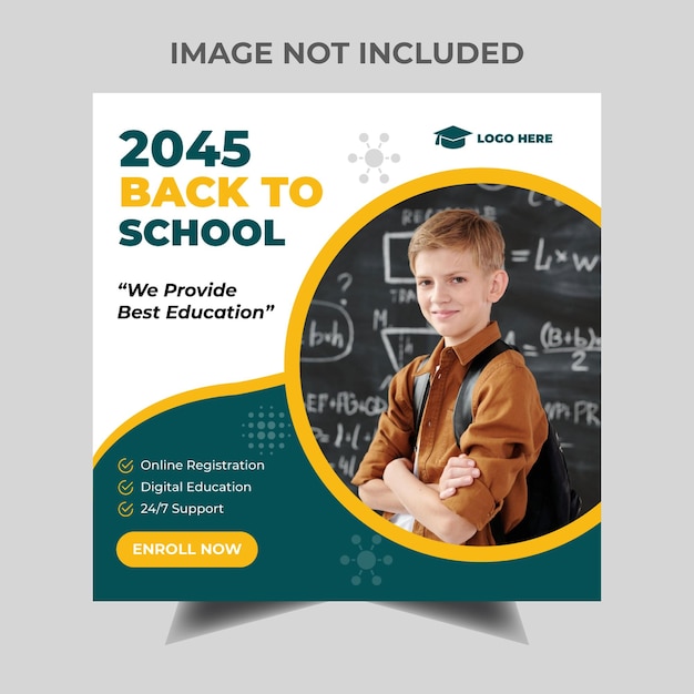 Back to School Social Media Template