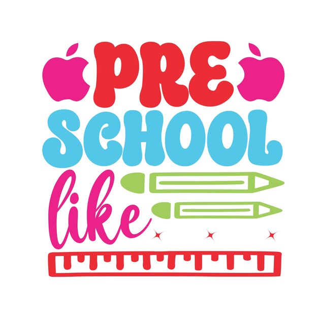 Back to school svg design cut files