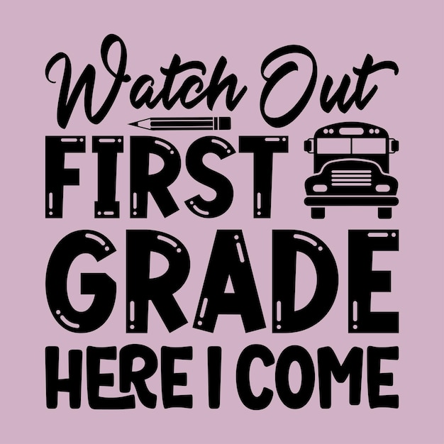 Back to school svg design