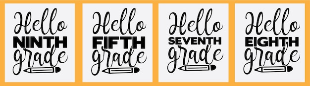 Back to school svg design