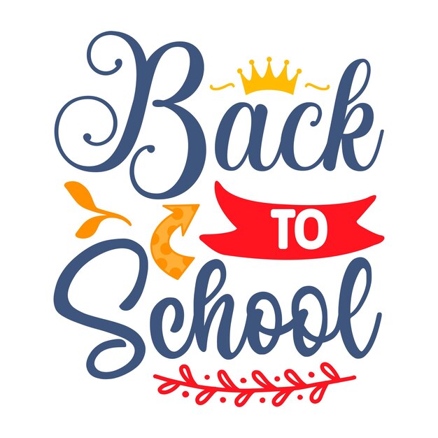 Back to school svg design