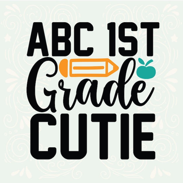 Back to school svg t shirt design