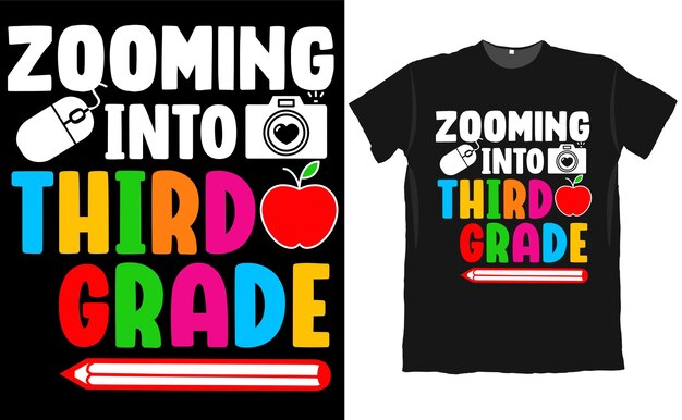 Back to School T Shirt Design for Students