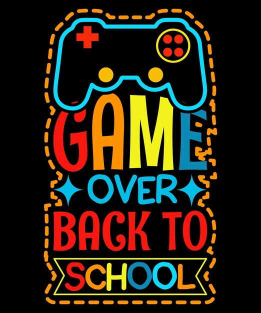 Back To School T-shirt Design Vector