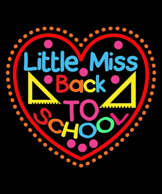 Back To School T-shirt Design Vector