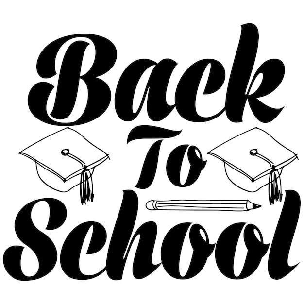 Back To School T-shirt Design Vector