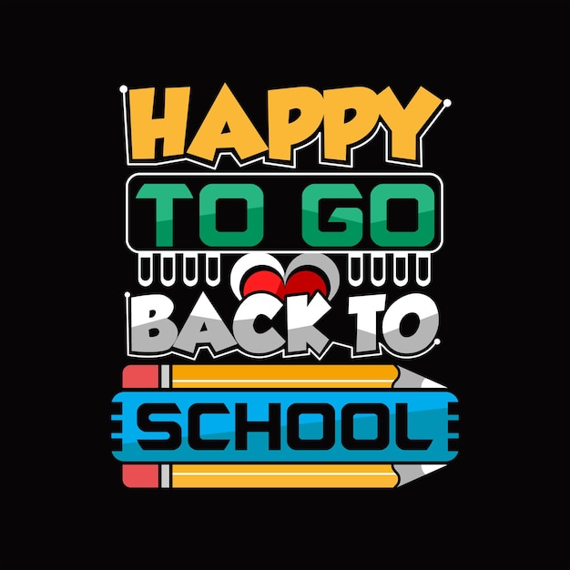 Back To School T-shirt Design