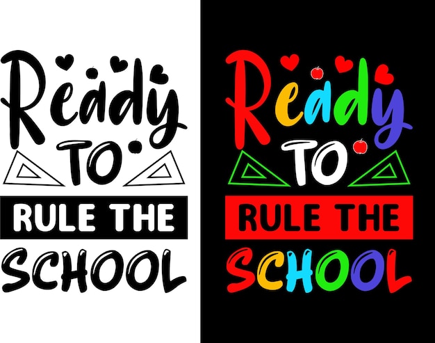 Vector back to school t shirt vector download