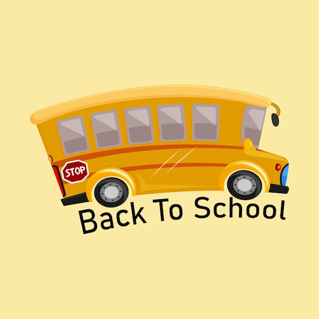 Back to school tshirt design background school bus vector illustration school bus vector