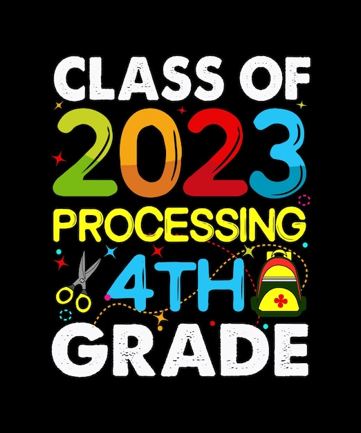 Back to school tshirt design