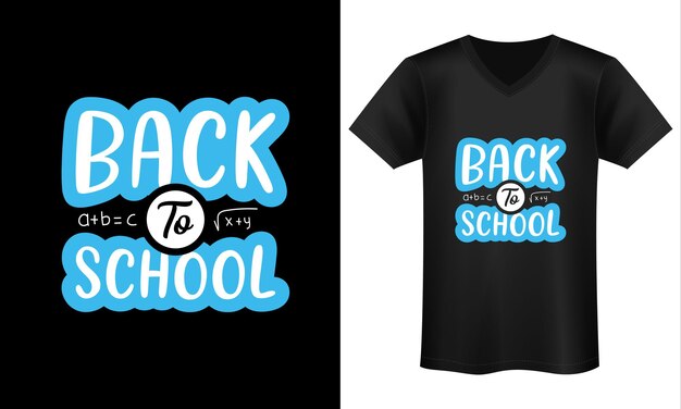 Back To School Tshirt Design