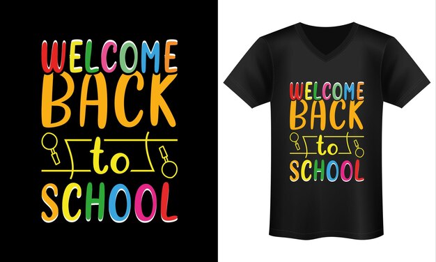Дизайн футболки "Возвращение в школу"