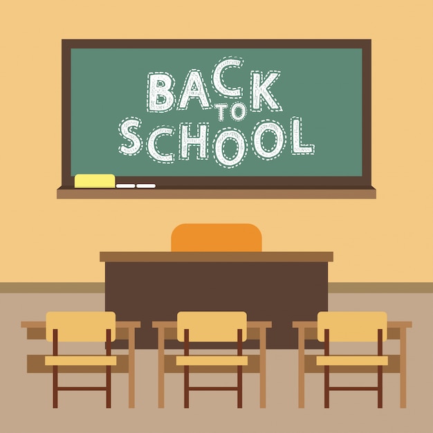 Back to school typography with creative design vector