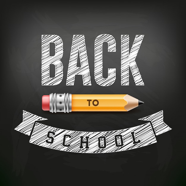 Back to school. Vector banner, brochure, flyer design. Design template