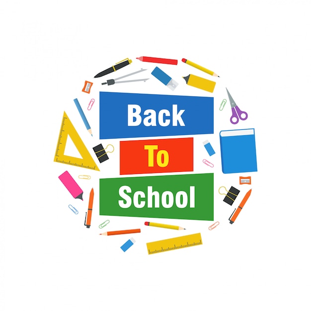 Back To School Vector Design Illustration