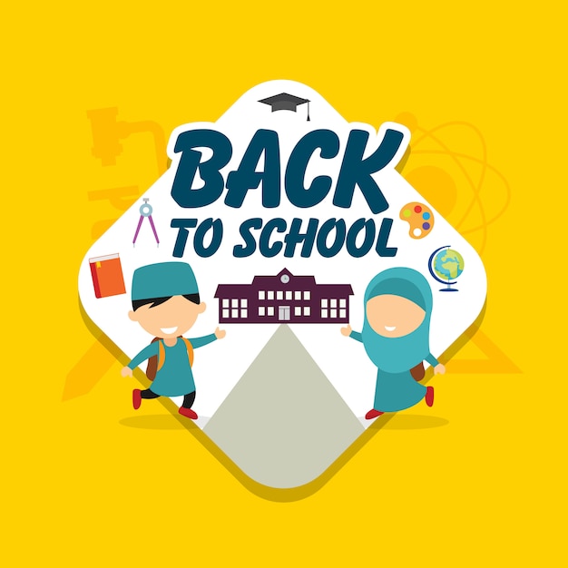 Back to School Vector Illustration