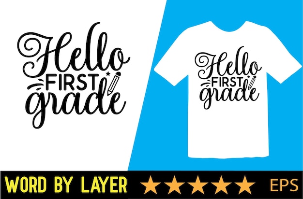 Back to school vector t-shirt design