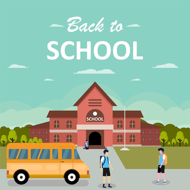 Vector back to school