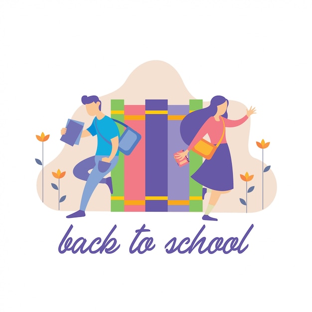 Vector back to school