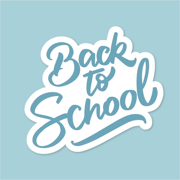 Vector back to school