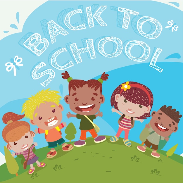 Vector back to school