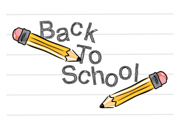 Vector back to school