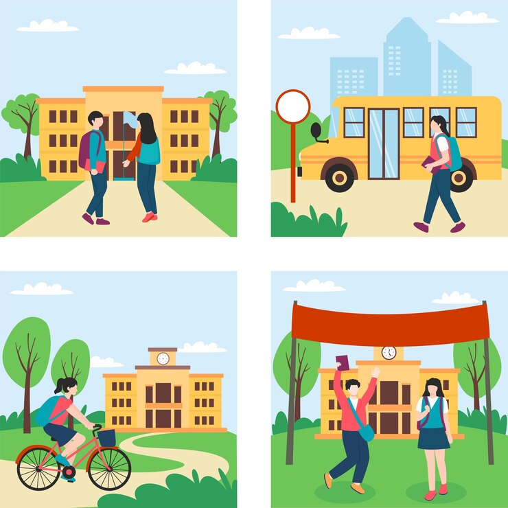 Vector back to school