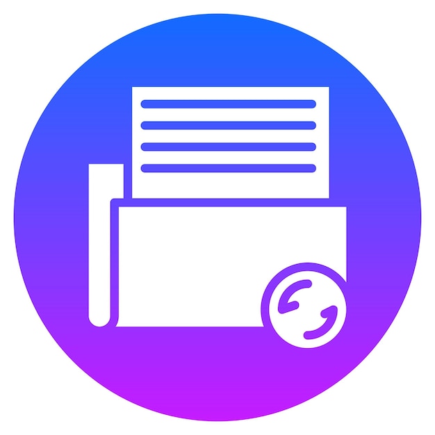 Back-up bestand vector illustratie