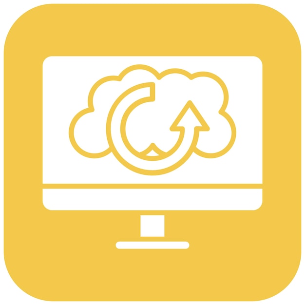 Back-up icon vector afbeelding Kan worden gebruikt voor Web Hosting