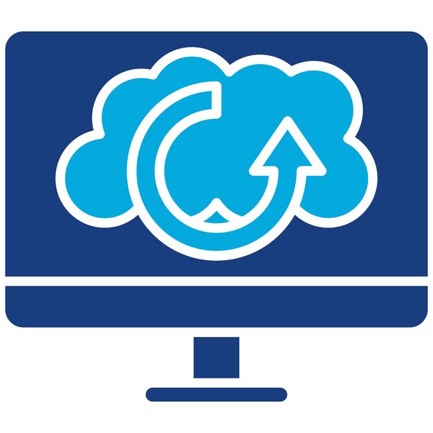 Back-up icon vector afbeelding Kan worden gebruikt voor Web Hosting